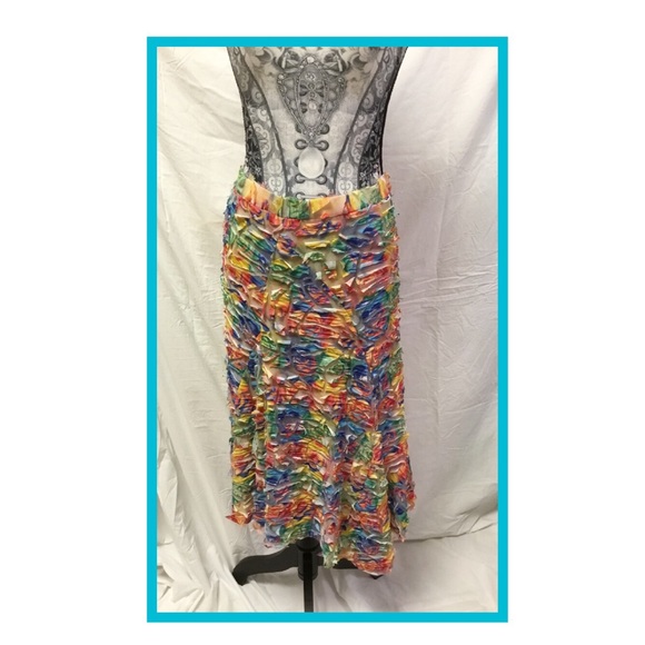 💐New Boho Shredded Skirt Size Small - Picture 3 of 8